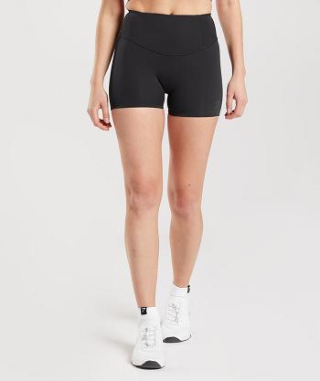 Pantalones Cortos Gymshark Studio Mujer Negras | CO 2739SGL